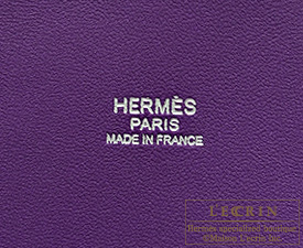 Hermes　Bolide bag 35　Ultraviolet　Clemence leather　Silver hardware