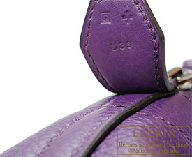 Hermes　Bolide bag 35　Ultraviolet　Clemence leather　Silver hardware