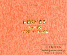 Hermes　Bolide bag 31　Crevette　Clemence leather　Gold hardware