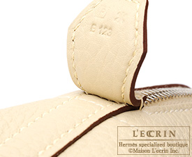 Hermes　Bolide bag 31　Parchemin　Clemence leather　Silver hardware