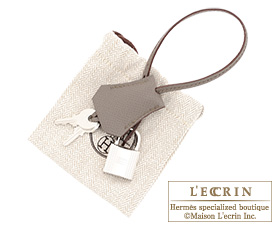 Hermes　Birkin bag 35　Etain/Etain grey　Epsom leather　Silver hardware 