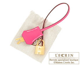 Hermes　Birkin bag 35　Rose tyrien/Hot pink　Epsom leather　Gold hardware 