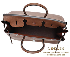 Hermes　Birkin bag 35　Brulee/Brulee brown　Togo leather　Silver hardware