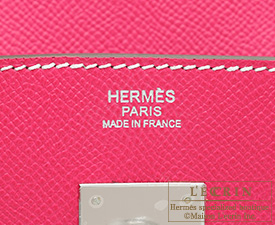 Hermes　Birkin bag 30　Rose tyrien　Epsom leather　Silver hardware