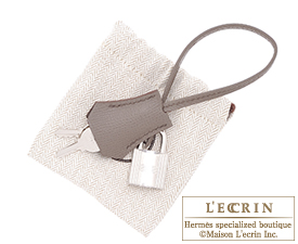 Hermes　Birkin bag 30　Etain　Epsom leather　Silver hardware