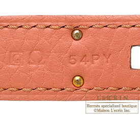 Hermes　Birkin bag 30　Rose tea　Clemence leather　Gold hardware