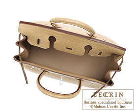 Hermes　Birkin bag 30　Poussiere/Dust beige　Matt porosus crocodile skin　Silver hardware