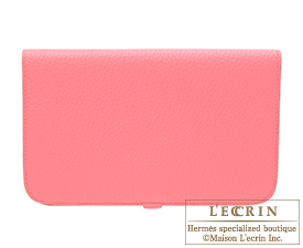 Hermes　Dogon GM　Rose lipstick　Togo leather　Gold hardware