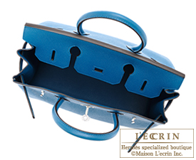 Hermes　Birkin bag 30　Blue izmir　Epsom leather　Silver hardware