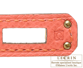 Hermes　Birkin bag 25　Flamingo　Epsom leather　Gold hardware