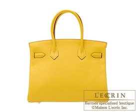 Hermes　Birkin bag 30　Soleil　Clemence leather　Gold hardware