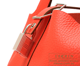 Hermes　Picotin Lock bag GM　Rose jaipur/Indian pink　Clemence leather　Silver hardware