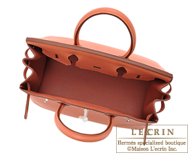 Hermes　Birkin bag 30　Rose tea　Clemence leather　Silver hardware