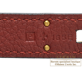 Hermes　Birkin bag 35　Rouge H　Togo leather　Gold hardware