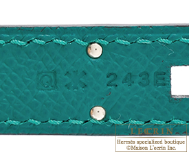 Hermes　Birkin bag 30　Malachite　Epsom leather　Silver hardware