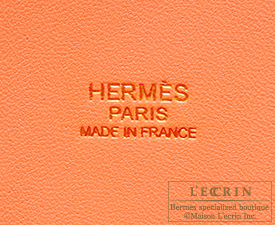 Hermes　Bolide bag 35　Crevette　Clemence leather　Gold hardware