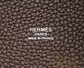 Hermes　Picotin Lock bag 18/PM　Cacao　Clemence leather　Silver hardware