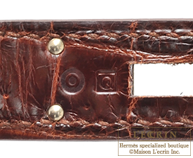 Hermes　Birkin bag 30　Terre　Niloticus crocodile skin　Silver hardware