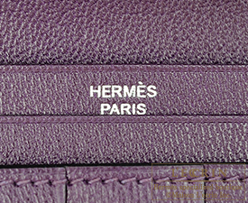 Hermes　Birkin bag 35　Amethyst　Alligator crocodile skin　Silver hardware