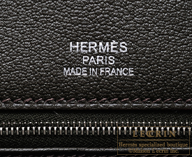 Hermes　Birkin bag 35　Vert bronze/Blue thalassa/Fauve　Fjord/Ottomane　Silver hardware