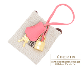 Hermes　Birkin bag 40　Rose lipstick　Togo leather　Gold hardware