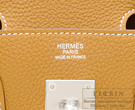 Hermes　Birkin bag 30　Natural sable　Togo leather　Silver hardware