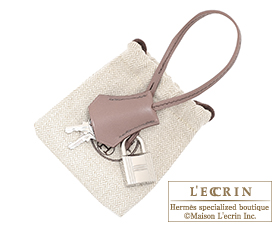 Hermes　Birkin bag 35　Grioret　Tadelakt leather　Silver hardware
