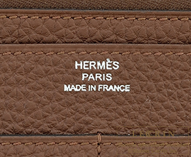 Hermes　Dogon GM　Brulee　Togo leather　Silver hardware