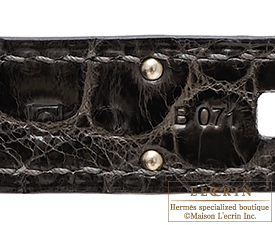 Hermes　Birkin bag 30　Graphite　Porosus crocodile skin　Silver hardware