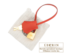 Hermes　Birkin bag 35　Vermillon　Togo leather　Gold hardware