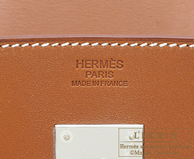Hermes　Birkin bag 30　Fauve　Barenia leather　Silver hardware