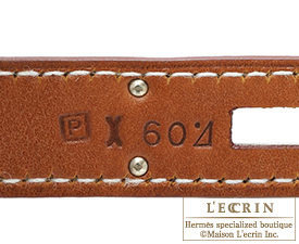 Hermes　Kelly Ghillies bag 35　Retourne　Fauve　Tadelakt leather　Champagne gold hardware