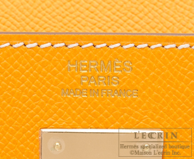 Hermes　Candy Kelly bag 32　Jaune d'or　Epsom leather　Champagne Gold hardware