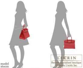 Hermes　Birkin bag 30　Rouge garance　Togo leather　Gold hardware