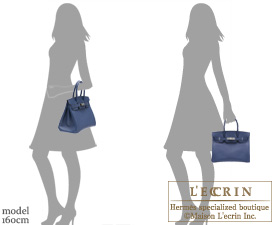 Hermes　Birkin bag 30　Blue de malte　Epsom leather　Silver hardware