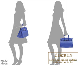 Hermes　Candy　Birkin bag 35　Blue electric　Epsom leather　Silver hardware