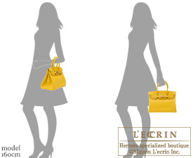 Hermes　Birkin bag 30　Soleil　Clemence leather　Gold hardware