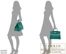 HERMES Epsom Birkin 35 Malachite 1227534