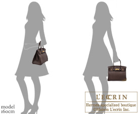 Hermes　Birkin bag 30　Cacao/Cacao brown　Togo leather　Silver hardware