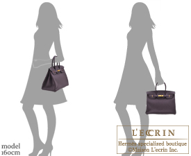 Hermes　Birkin bag 35　Raisin/Purple　Togo leather　Gold hardware