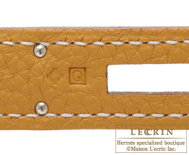 Hermes　Kelly bag 35　Natural sable　Togo leather　Silver hardware