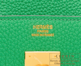 Hermes　Birkin bag 30　Bambou　Togo leather　Gold hardware