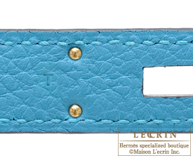 Hermes　Birkin bag 30　Turquoise blue　Togo leather　Gold hardware