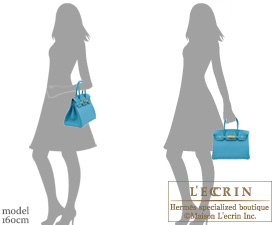 Hermes　Birkin bag 30　Turquoise blue　Togo leather　Gold hardware