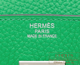Hermes　Birkin bag 30　Bambou　Togo leather　Silver hardware