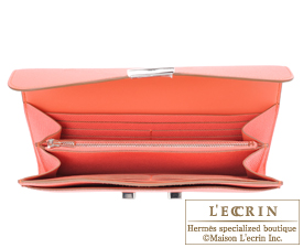 Hermes　Constance long　Flamingo　Epsom leather　Silver hardware