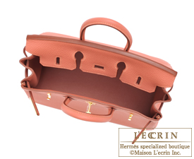 Hermes　Birkin bag 25　Rosy　Togo leather　Gold hardware