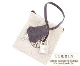 Hermes　Birkin bag 35　Raisin　Clemence leather　Silver hardware