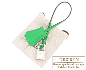 Hermes　Birkin bag 35　Bambou　Clemence leather　Silver hardware