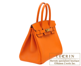 HERMES Epsom Birkin 30 Orange 1216820